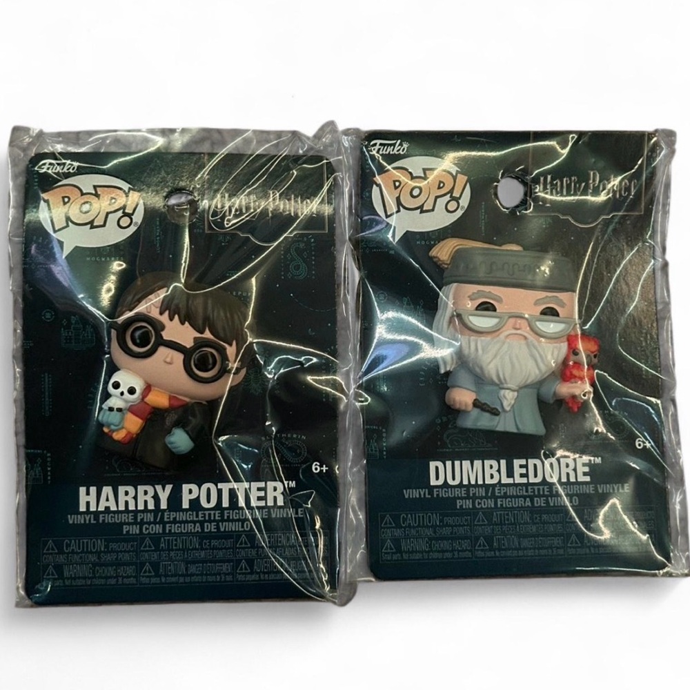 Funko Pop! Harry Potter and Dumbledore Vinyl Figures Pins